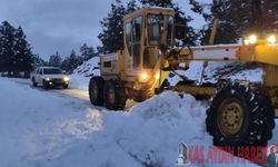 ALANYA VE KAŞ’TA KARLA MÜCADELE ÇALIŞMASI YAPILIYOR