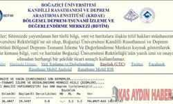 KAŞ'TA 3.2 ŞİDDETİNDE DEPREM