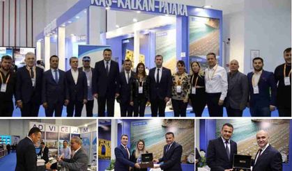 İZMİR FUARINDA KAŞ STANDINA YOĞUN İLGİ