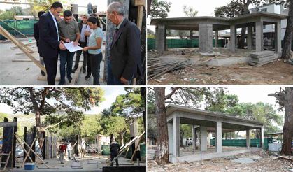KAŞ AKBEL’DE ÇAY BAHÇESİ VE MEYDAN DÜZENLEME ÇALIŞMALARI BAŞLADI