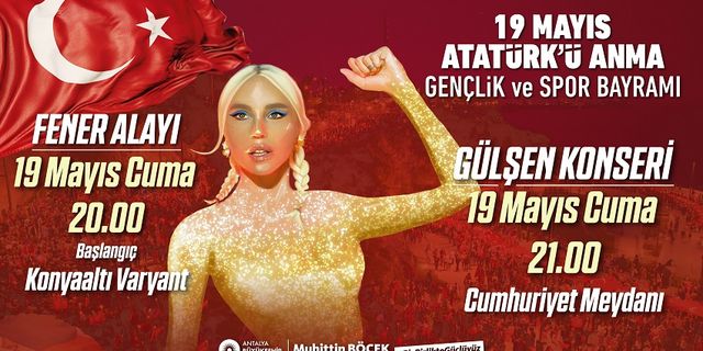 ANTALYA 19 MAYIS’I COŞKUYLA KUTLAYACAK