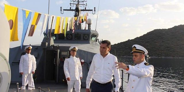 TCG KAŞ KOMUTANLNDAN KAŞ KAYMAKAMINA ZİYARET