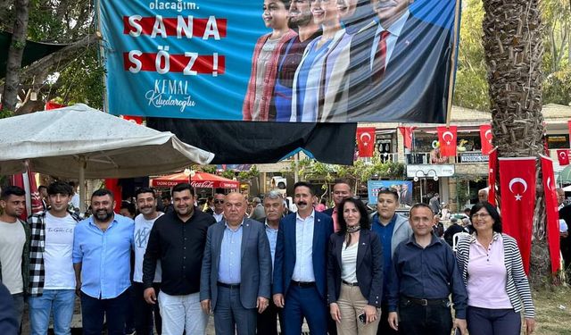 KAŞ MİLLET İTTİFAKI SEÇİM BÜROSU AÇILDI