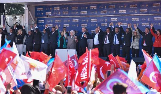 CUMHURBAŞKANI RECEP TAYYİP ERDOĞAN ANTALYA MİTİNGİNDE