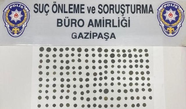 ROMA DÖNEMİNE AİT 179 ADET SİKKE ELE GEÇİRİLDİ