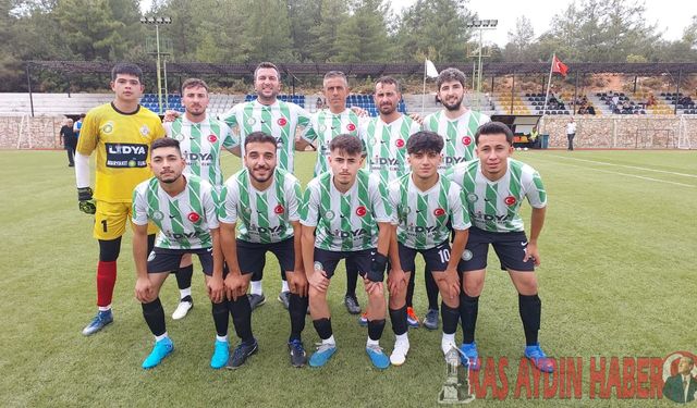 ELMALI BELEDİYE SPOR 1923 KAŞ SPOR MAÇI YARlDA KALDl