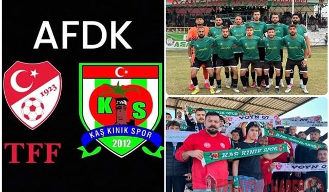 KAŞ KlNlK SPOR HÜKMEN MAĞLUP