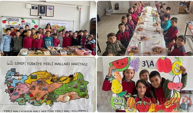 KAŞ'Ll MİNİKLER YERLİ MALl HAFTASINl COŞKUYLA KUTLADILAR