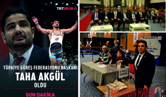 GÜREŞ FEDERASYONU BAŞKANI TAHA AKGÜL OLDU