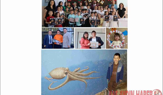 KAŞ’TA KARNELERİNİ ALAN ÖĞRENCİLER TATİLE ÇIKTI