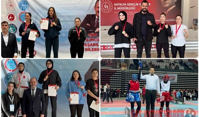 TÜRKİYE KİCK BOKS ŞAMPİYONASI'NDA 3 MADALYA
