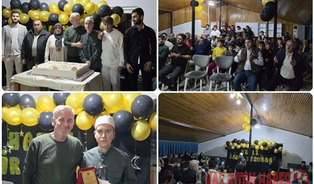 KAŞ MÜFTÜLÜĞÜ KINIK’TA İLK HAFIZI MEZUN ETTİ