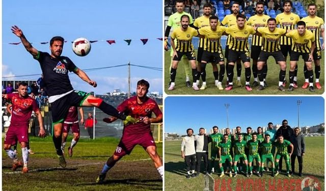 BATI BÖLGESİ HAFTA SONU MAÇ PROGRAMI