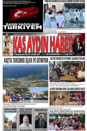 8 TEMMUZ SALI 2025 YIL 15 SAYI 2571